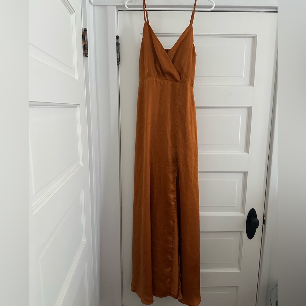 Lulu's Terracotta Maxi Dress